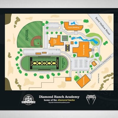 DRA Map Illustration - Dane Shakespeare