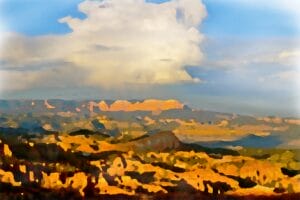 Watercolor Bryce Canyon by Dane Shakespear