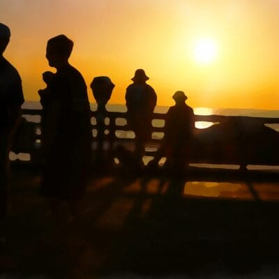 Santa Monica Pier - Watercolor by Dane Shakespear